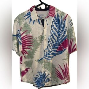 Tommy Bahama Deco Palmetto Camp Shirt-Men’s Medium